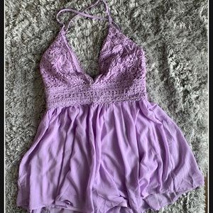 FASHION NOVA LAVENDER ROMPER